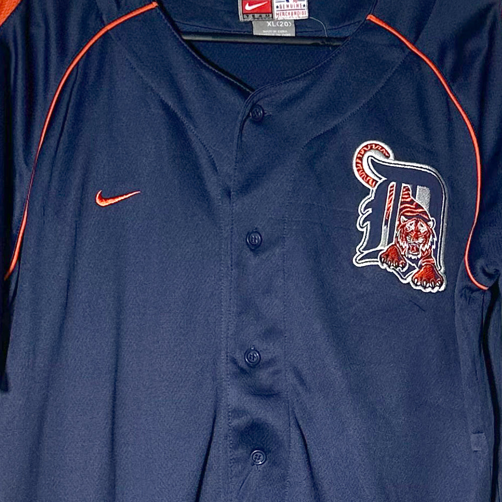 Jacket Baseball Detroit Bleu marine